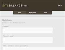 Tablet Screenshot of btcbalance.net